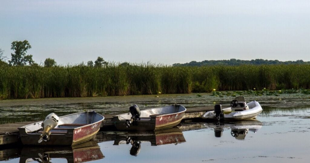 10 cadeias de O'Lakes mais bonitas 5 Chain O’ Lakes State Park, Illinois