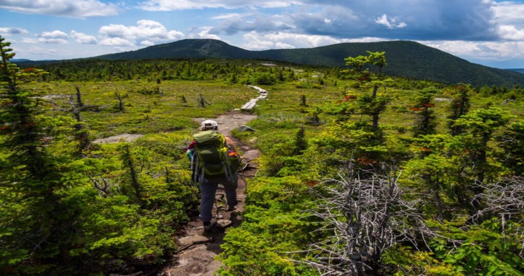 10 das caminhadas mais panorâmicas que você pode fazer nos EUA 2 Hiker on Appalachian Trail