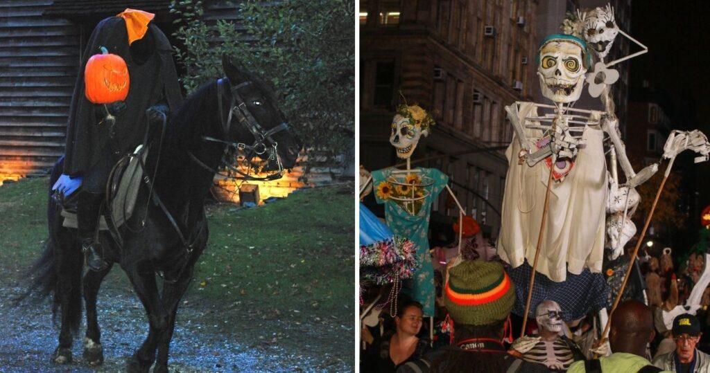 É por isso que Nova York é o melhor lugar para se estar no Halloween (e em outubro, em geral) 1 the headless horseman in sleepy hollow, ny, the nyc halloween parade