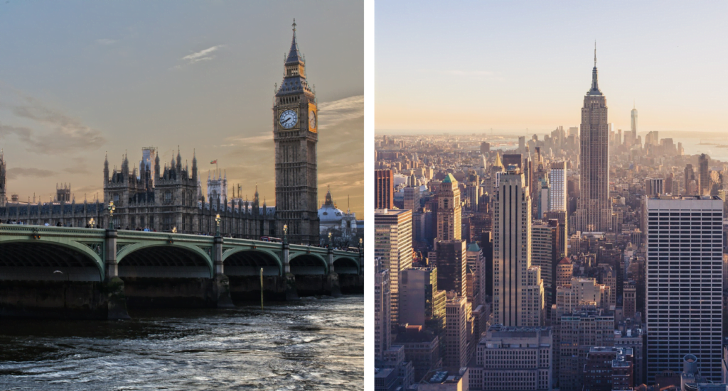 Londres vs. NYC: Qual tem clima mais icônico? 17 London And New York City