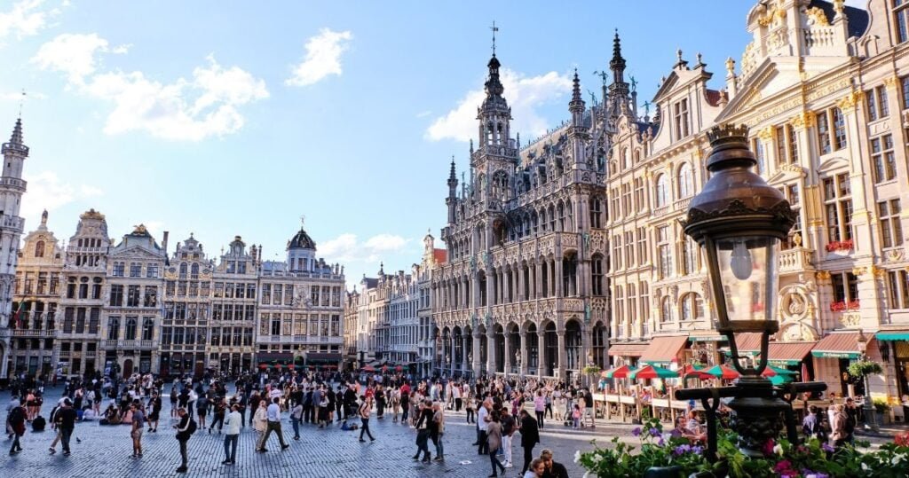 le grande palace in the center of brussels