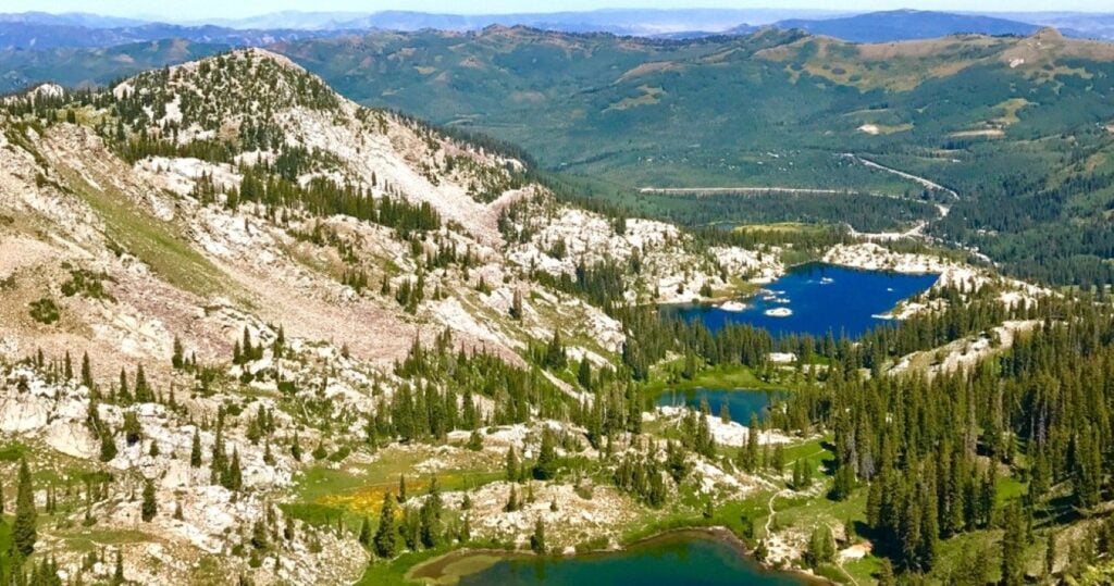 Summit of Sunset Peak, Twin Peaks Wilderness, Wasatch National Forest, Utah