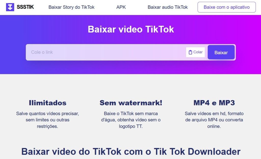 Baixar Vídeo do TikTok Sem Marca D'água em 2025 4 Baixar Vídeo do TikTok